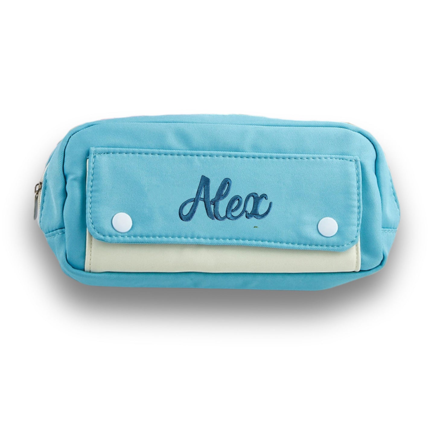 Custom Embroidered Name Pencil Case for School Students