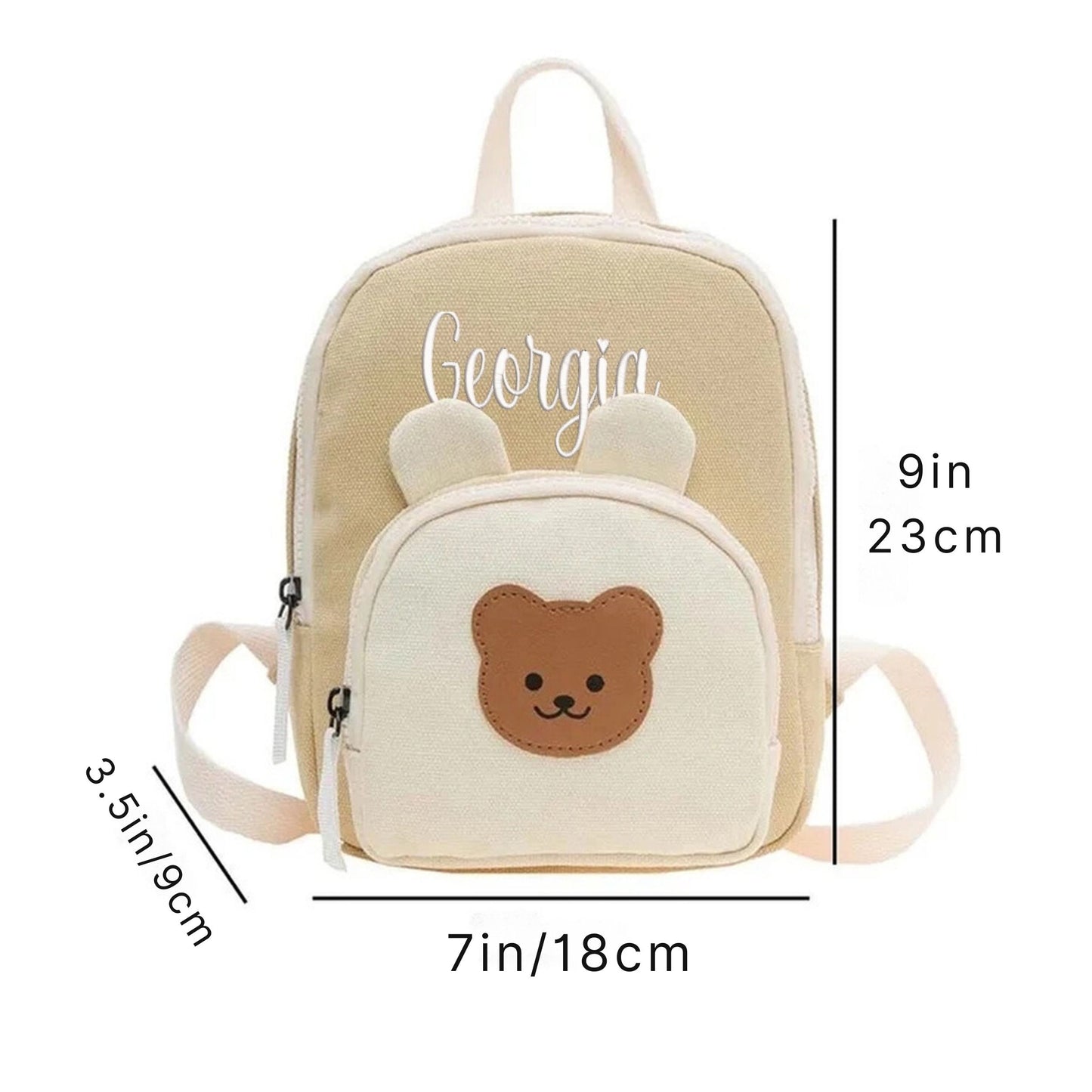 Custom Embroidered Name Backpack for Todlers