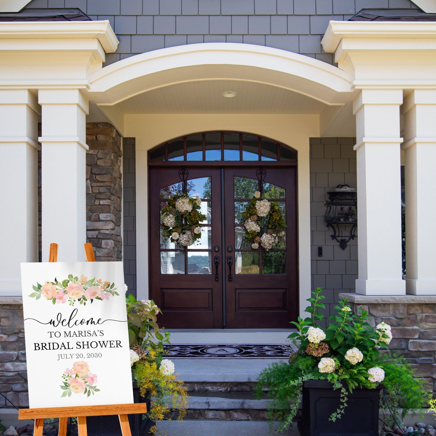 Custom Welcome Bridal Shower Sign Vertical